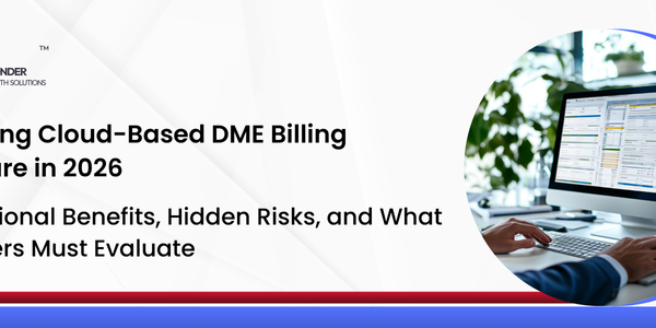 Blog 3- Exploring Cloud-Based DME Billing Software in 2026_ Operational Benefits, Hidden Risks, and What Providers Must Evaluate